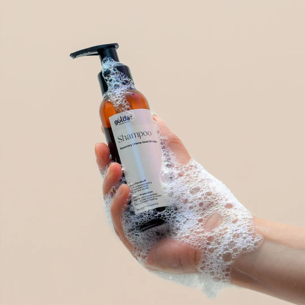 Ayurvedic Shampoo with Rosemary & Hemp Seed Oil