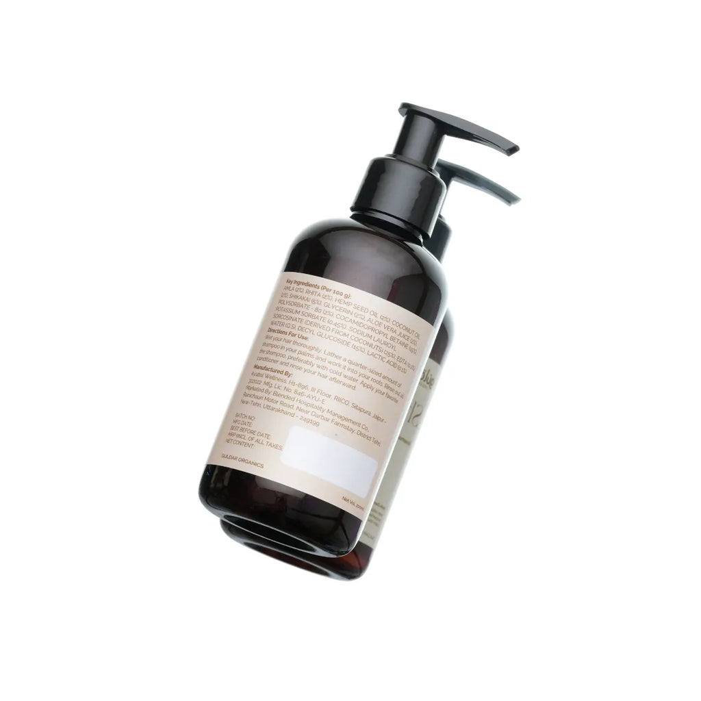 Ayurvedic Shampoo with Rosemary & Hemp Seed Oil