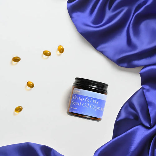 Ayurvedic Hemp & Flax Seed Oil Capsules for Heart & Joint Health