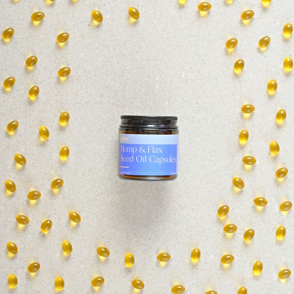 Ayurvedic Hemp & Flax Seed Oil Capsules for Heart & Joint Health