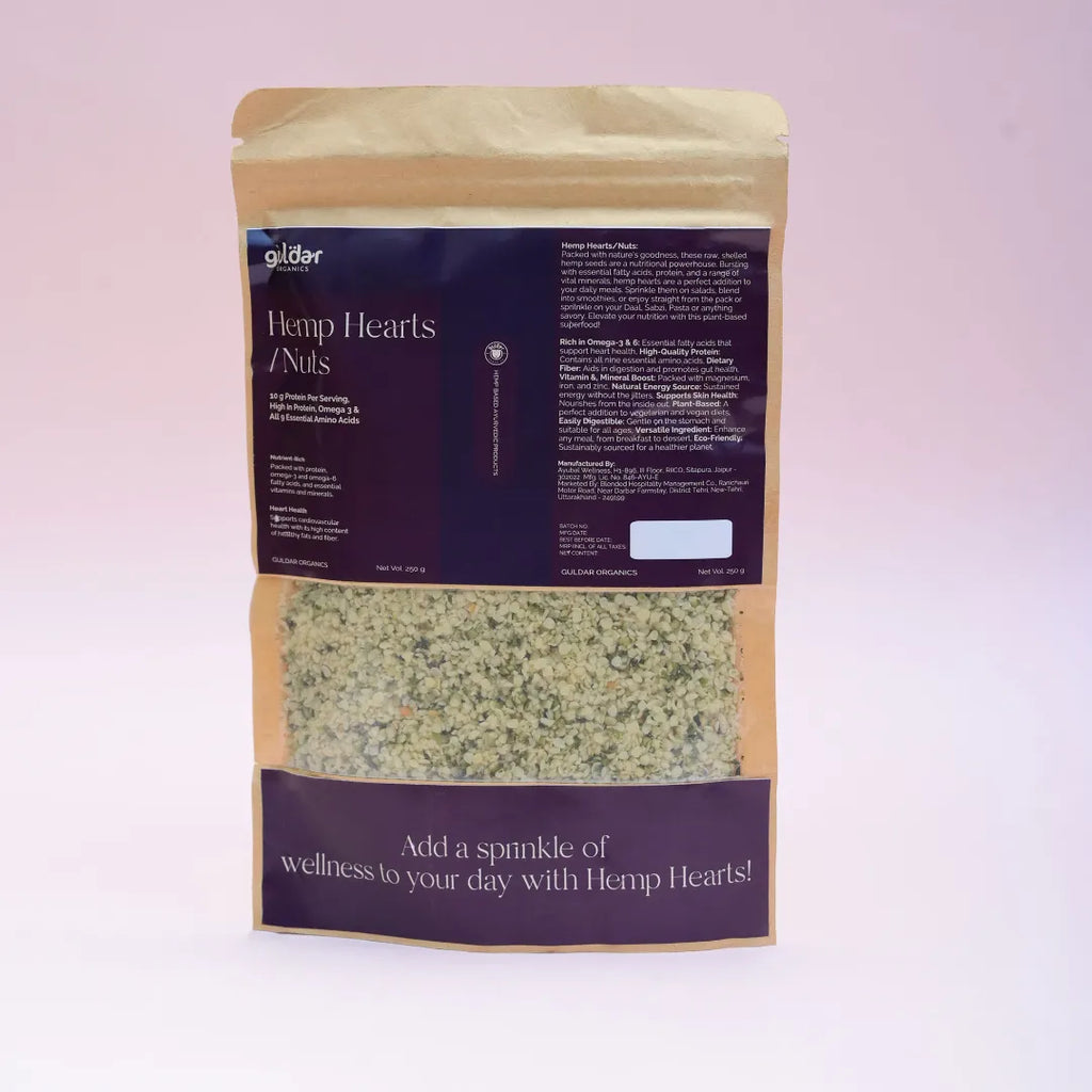 Nutrient-Dense Hemp Hearts for Protein and Omega Boost