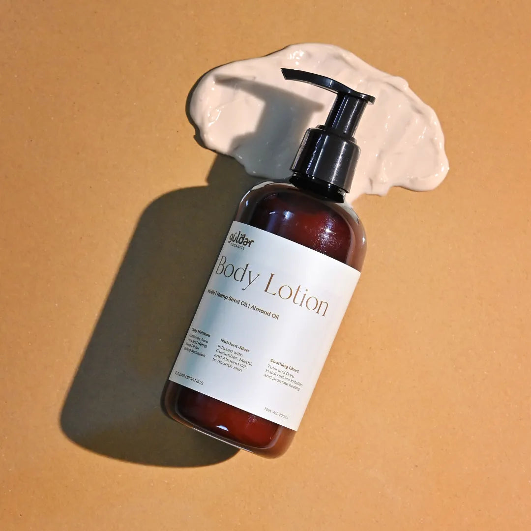 Ayurvedic Moisturising Body Lotion with Hemp Seed Oil & Aloe Vera