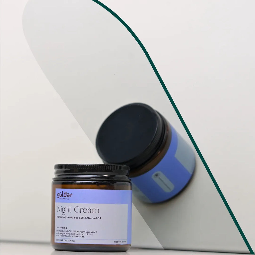 Ayurvedic Rejuvenating Night Cream with Hemp Seed Oil & Aloe Vera