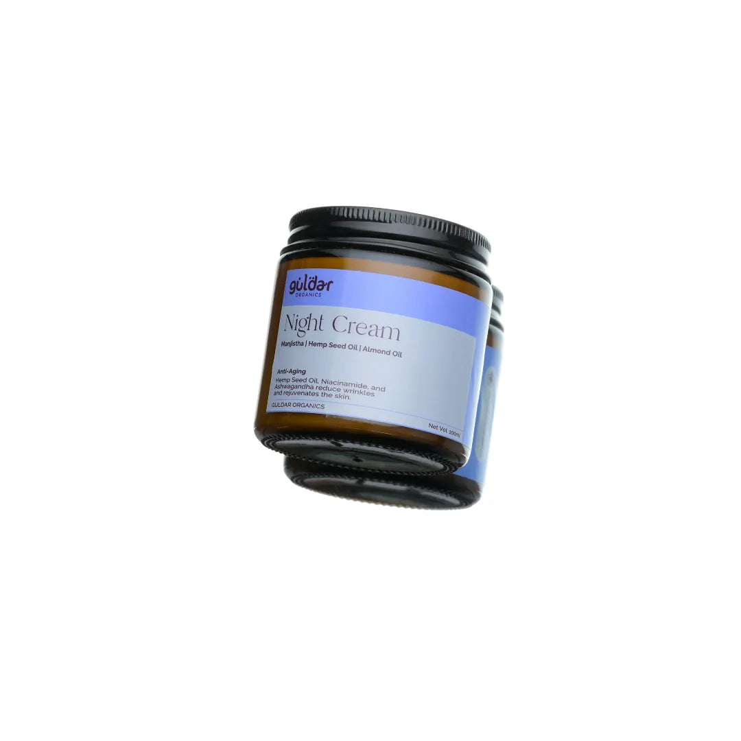 Ayurvedic Rejuvenating Night Cream with Hemp Seed Oil & Aloe Vera