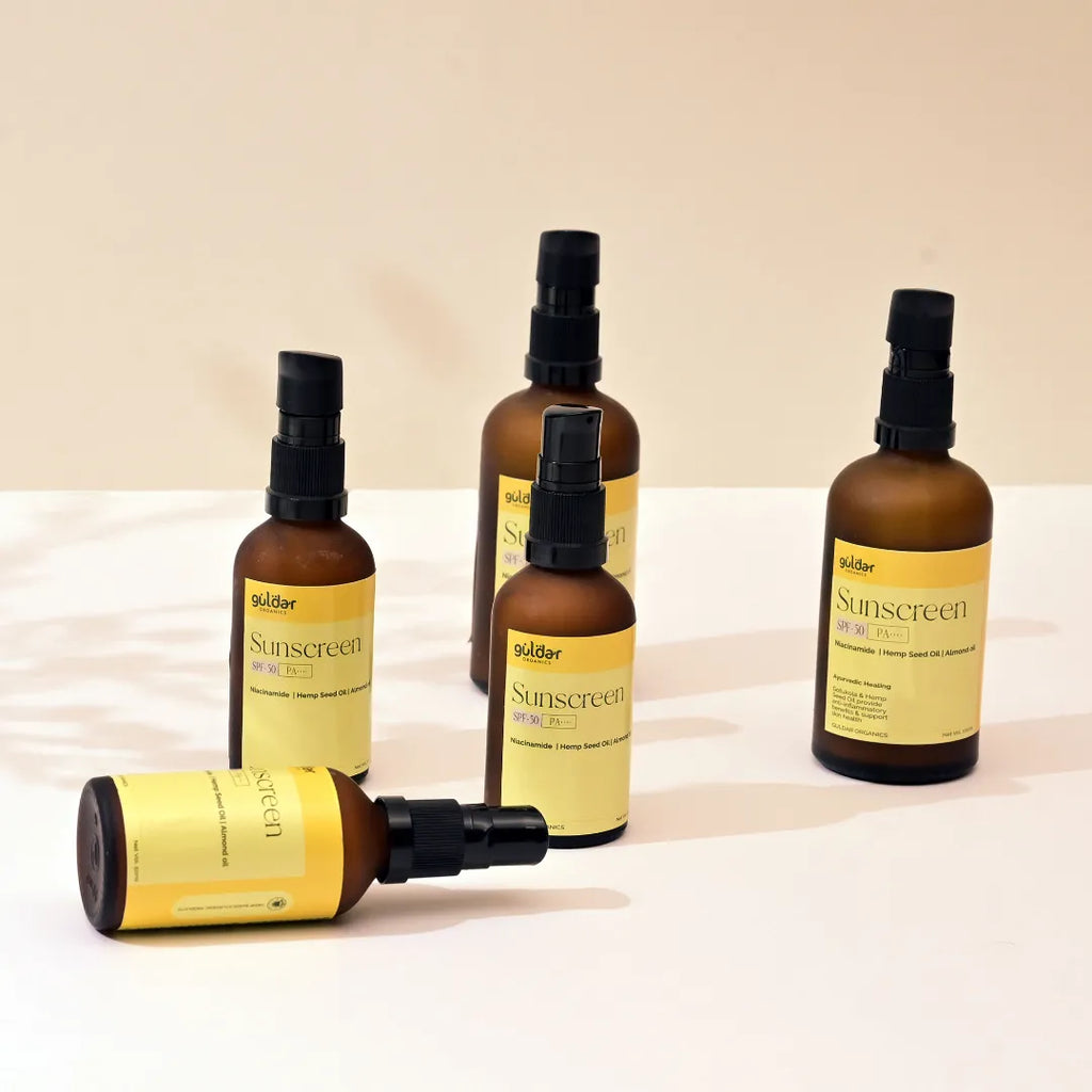 Full-Spectrum Ayurvedic Sunscreen SPF 50 with Niacinamide & Almond oil