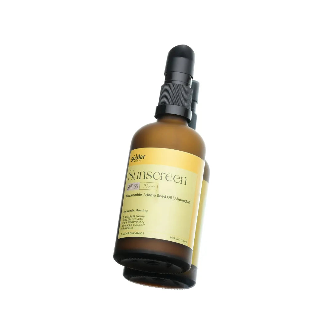 Full-Spectrum Ayurvedic Sunscreen SPF 50 with Niacinamide & Almond oil